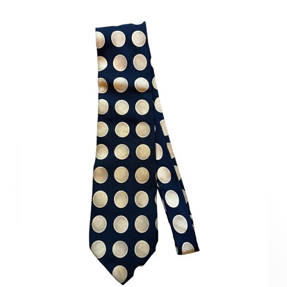 Hugo Boss 100% Silk Tie Polka dot Made In Italy - Picture 5 of 6